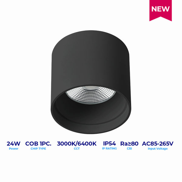 LF LED SURFACE MOUNTED DL KZR130 WARM WHITE