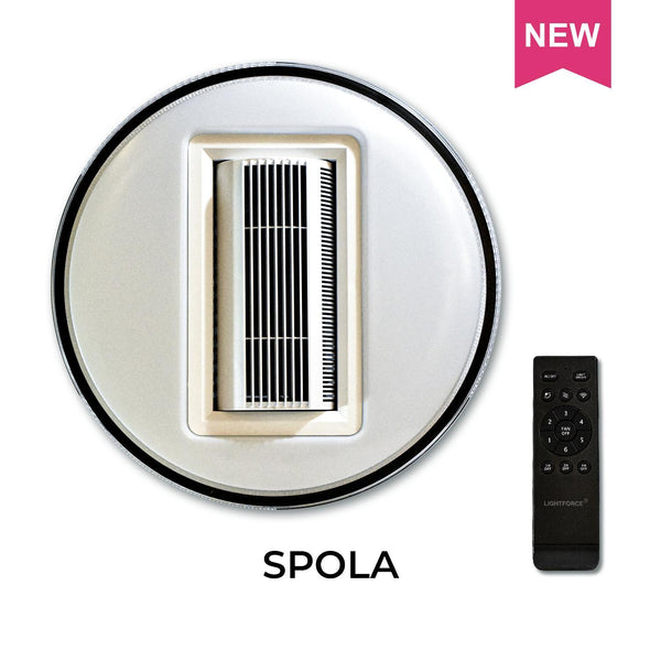 SPOLA Ceiling Fan with LED Light, Remote Control & Voice Command (Aladdin Smart Control)