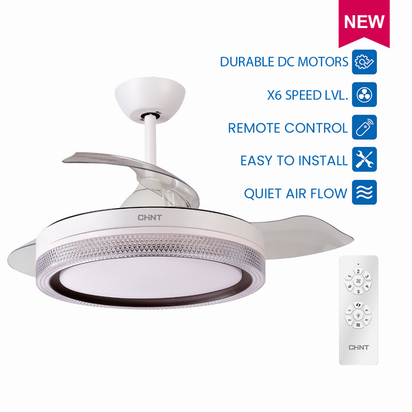 Chint Ceiling Fan CTFL71-4 White 71W Tricolor