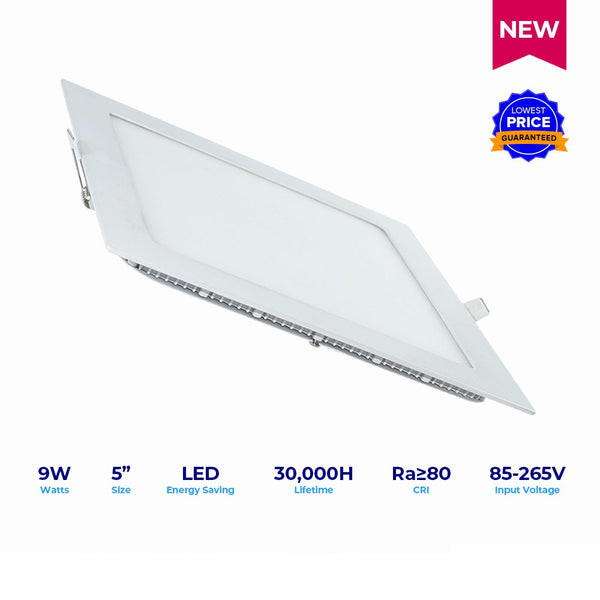 Lightforce Led Superflat Essential 9W SQ 5 inches 6500k
