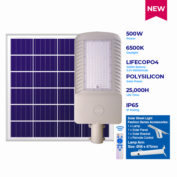 Chint High Lumens Solar Streetlight 500Watts – Lightforce Corporation