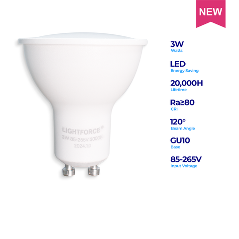 LED GU10 3W