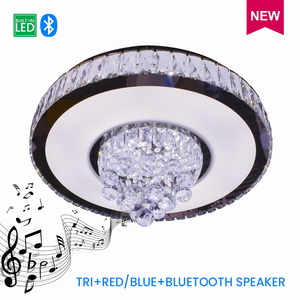 Low Ceiling Lamp 3057-600 RD TRI+RB+MP3 W/ REMOTE