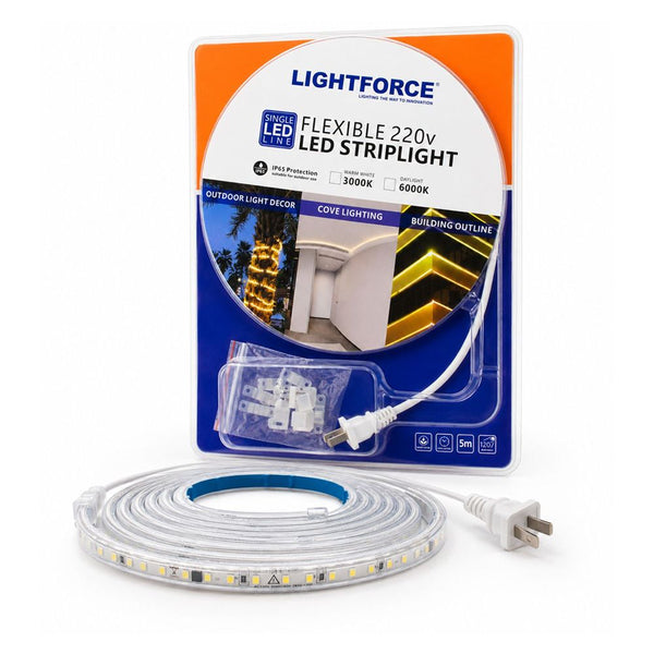Led Flexible Striplight 220V 5M Single Line