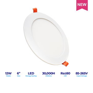 LED Superflat Essential 6" 12W RD Tricolor