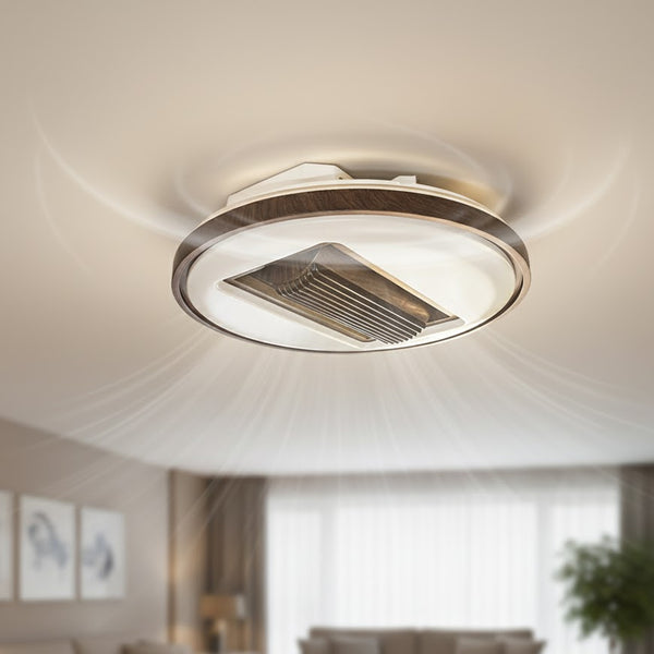 LUFTTORKA Ceiling Fan with LED Light, Remote Control & Voice Command (Aladdin Smart Control)