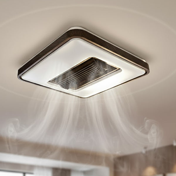 VADERKORN Ceiling Fan with LED Light, Remote Control & Voice Command (Aladdin Smart Control)