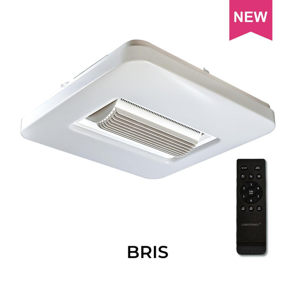 Bris Ceiling Fan with LED Light, Remote Control & Voice Command (Aladdin Smart Control)