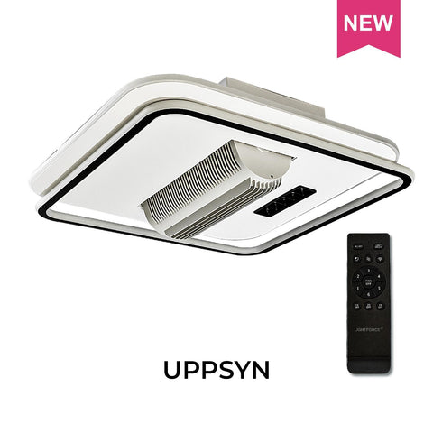 UPPSYN Ceiling Fan with LED Light, Remote Control & Voice Command (Aladdin Smart Control)