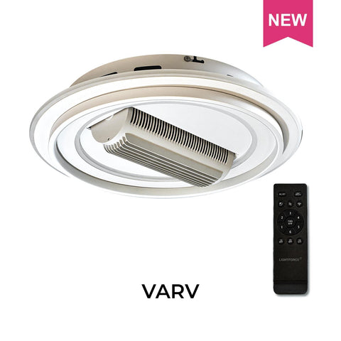 Varv Ceiling Fan with LED Light, Remote Control & Voice Command (Aladdin Smart Control)