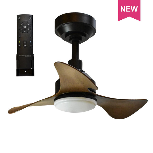 Veva Ceiling Fan with LED Light (Tricolor + Remote)