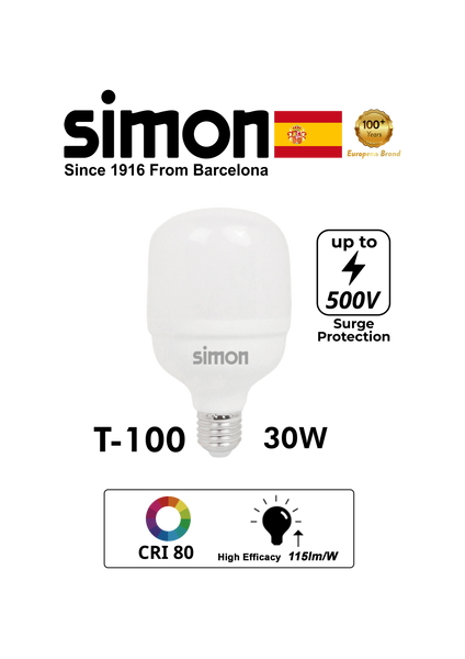 Simon High Powered Bulb Sanabria T100 30W