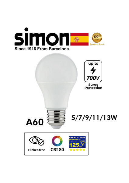 SIMON LED BULB A60 11W E27