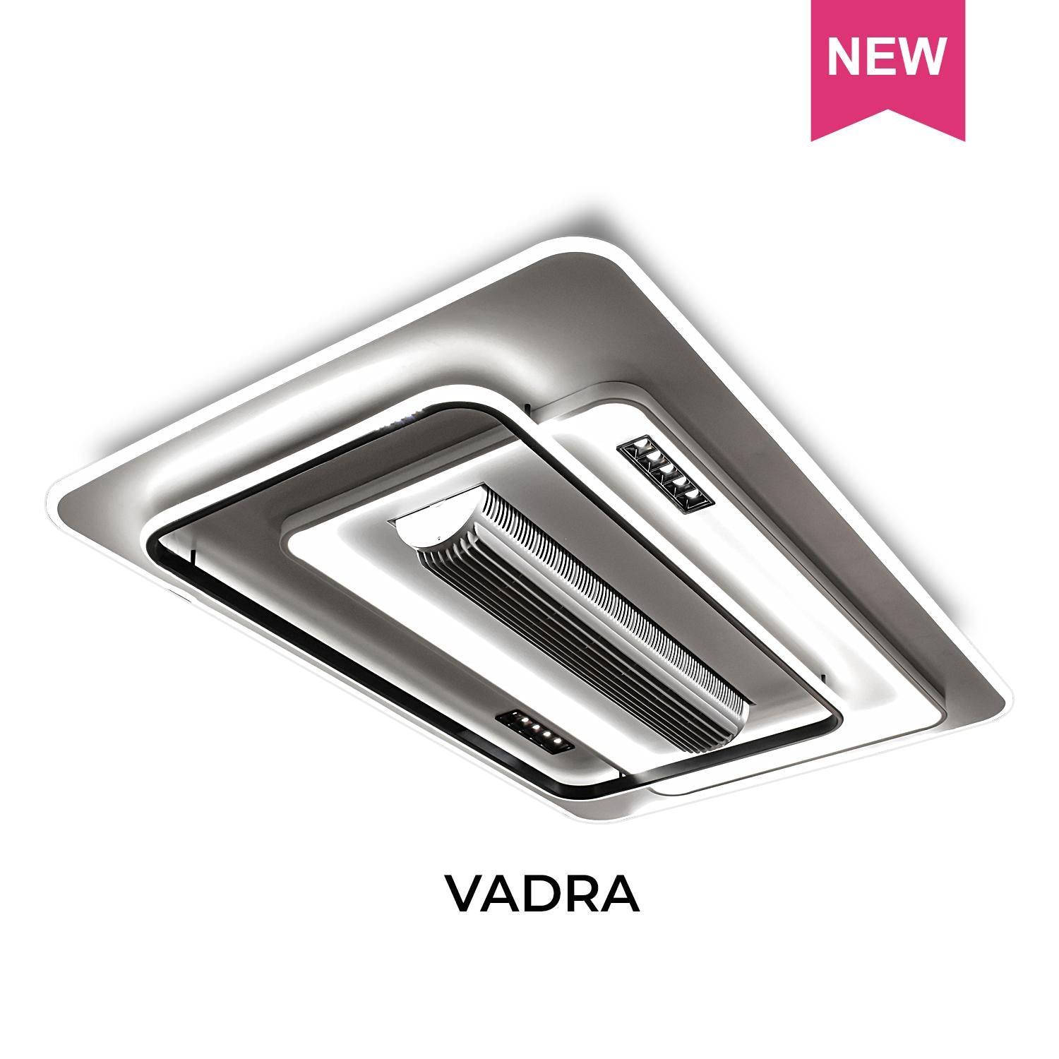 Vadra Ceiling Fan with LED Light, Remote Control & Voice Command (Aladdin Smart Control)