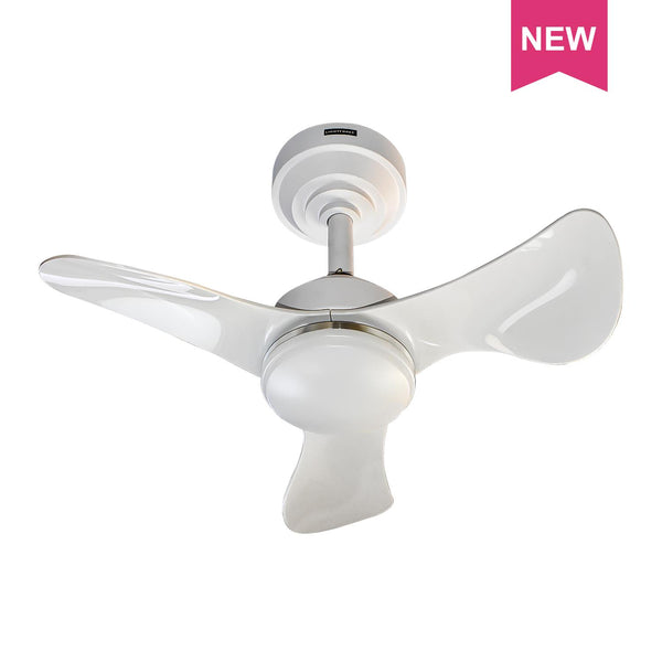 Veva Ceiling Fan with LED Light (Tricolor + Remote)