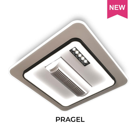 PRAGEL Ceiling Fan with LED Light, Remote Control & Voice Command (Aladdin Smart Control)
