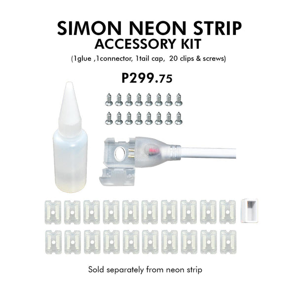 SIMON LED NEON STRIP 24V 8W/M 10M/ROLL 6*13mm