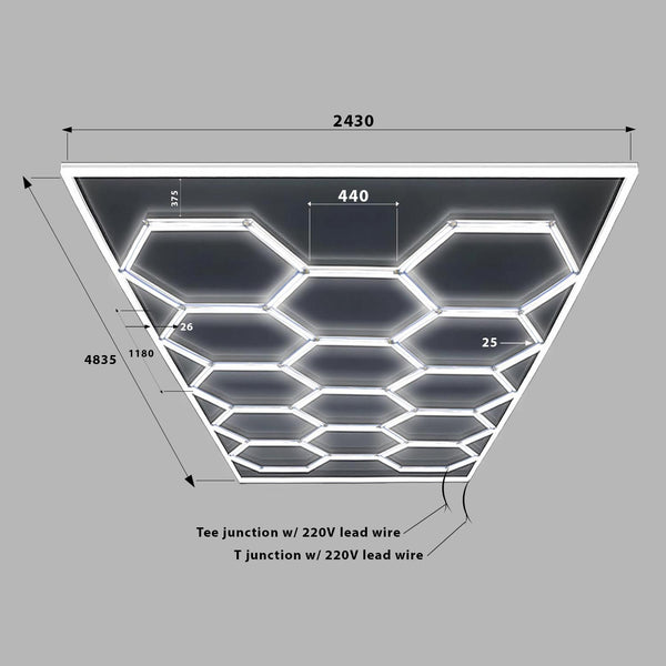 WORKSHOP LIGHT ZT6102 590W 6500K