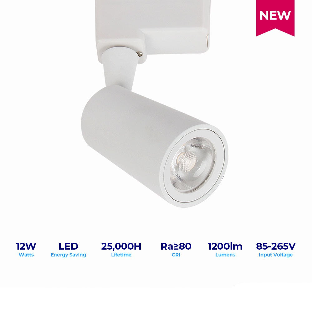 Lightforce Led Tracklight 12W WH 3000k