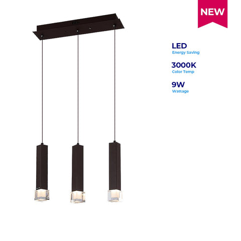 Lightforce Hanging Lamp 1901/3 Led 9W