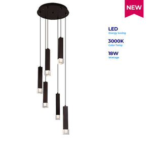 Lightforce Hanging Lamp 1901/6S Led 18W