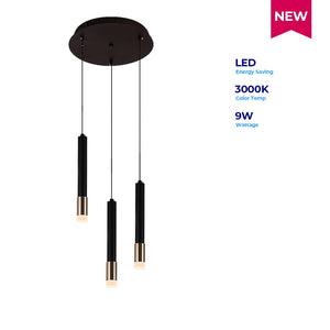 Lightforce Hanging Lamp 1903/3S Led 9W