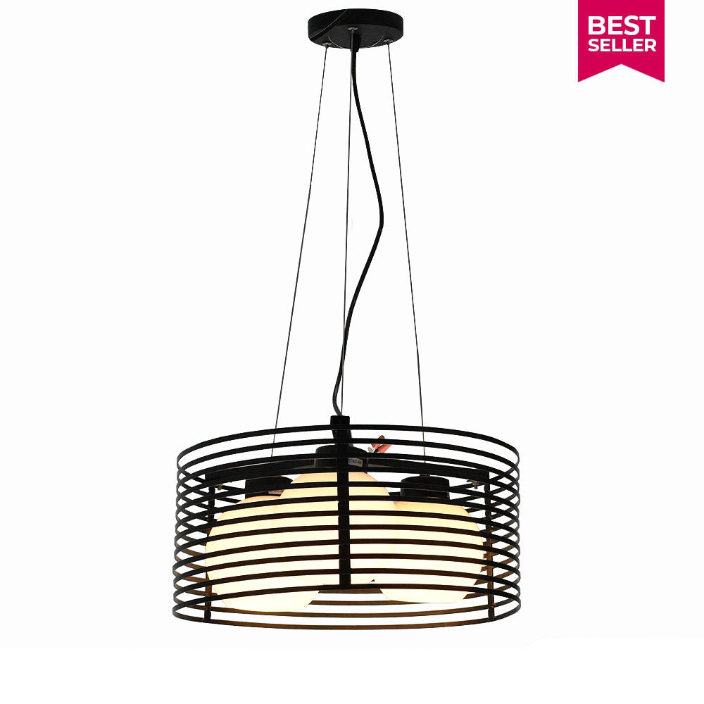 Lightforce Hanging Lamp 9800/3 Black