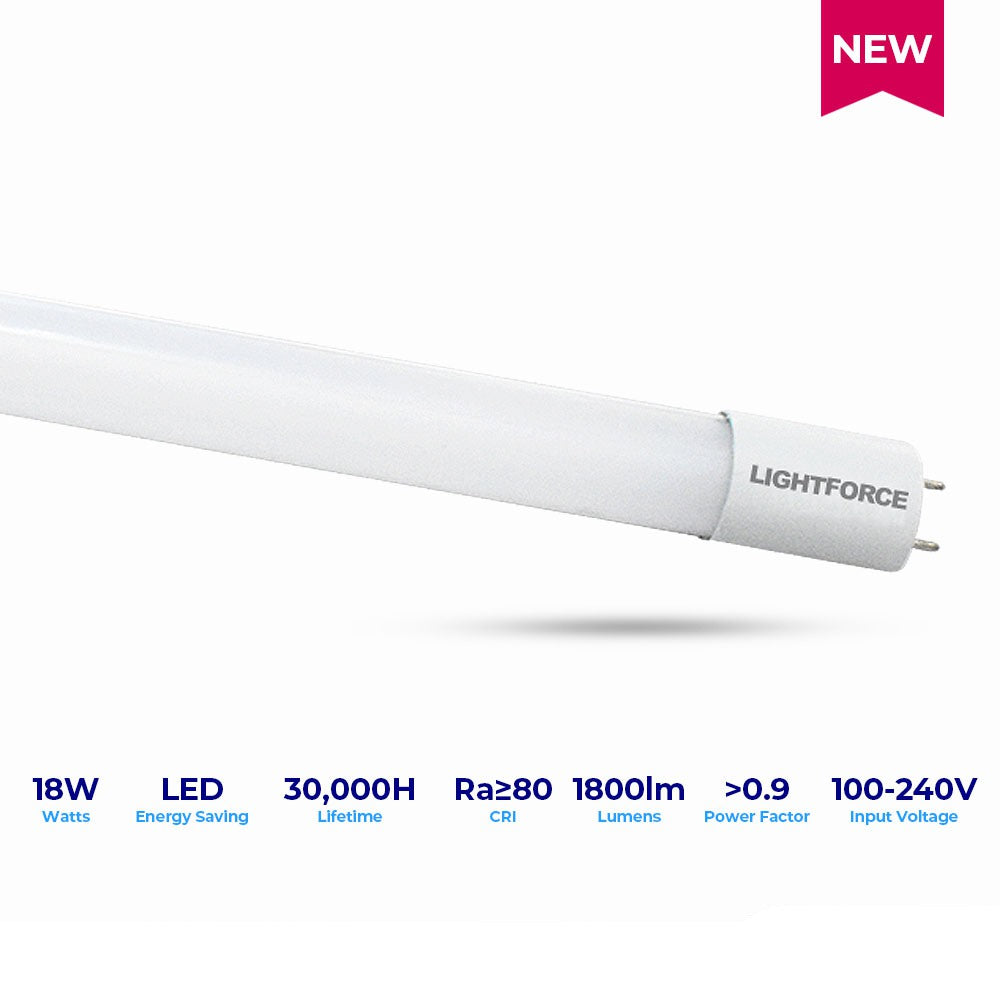 Lightforce Led T8 Tube g3 socket 18W 1200mm 6500k