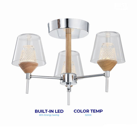 Lightforce Low Ceiling Lamp C8153/3