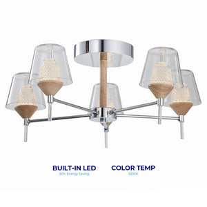 Lightforce Low Ceiling Lamp C8153/5