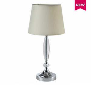 Lightforce Table Lamp 901-170307 WHT+CH