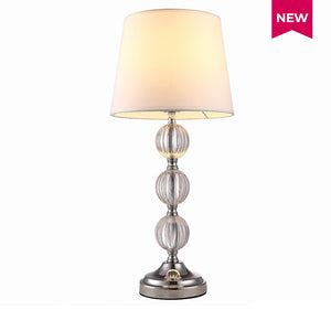 Lightforce Table Lamp 901-170308 WHT+CH