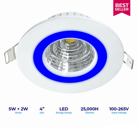 Lightforce Led Downlight Double Color 4" RD