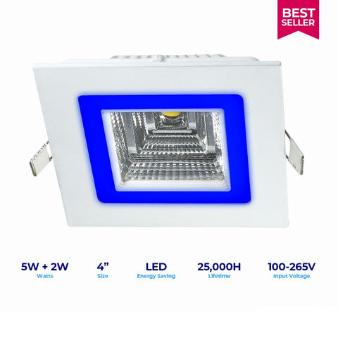 Lightforce Led Downlight Double Color 4" SQ
