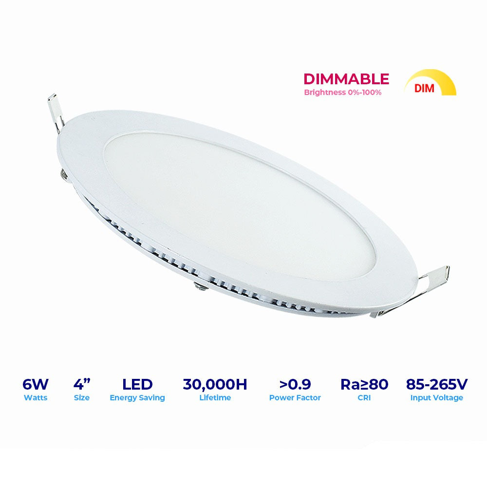 Lightforce Led Ultraslim Dimmable 6W RD 4 inches 6500k