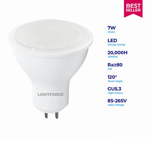 Lightforce Led PCA MR16 7W GU5.3 3000k/4000k/6400k 4000k