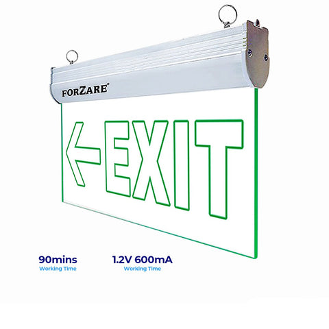Lightforce Led, Fire Exit, Comfort Room Signage, Single Face 701