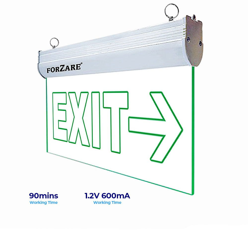 LED Exit, Fire Exit, Comfort Room Signage (Single Face
