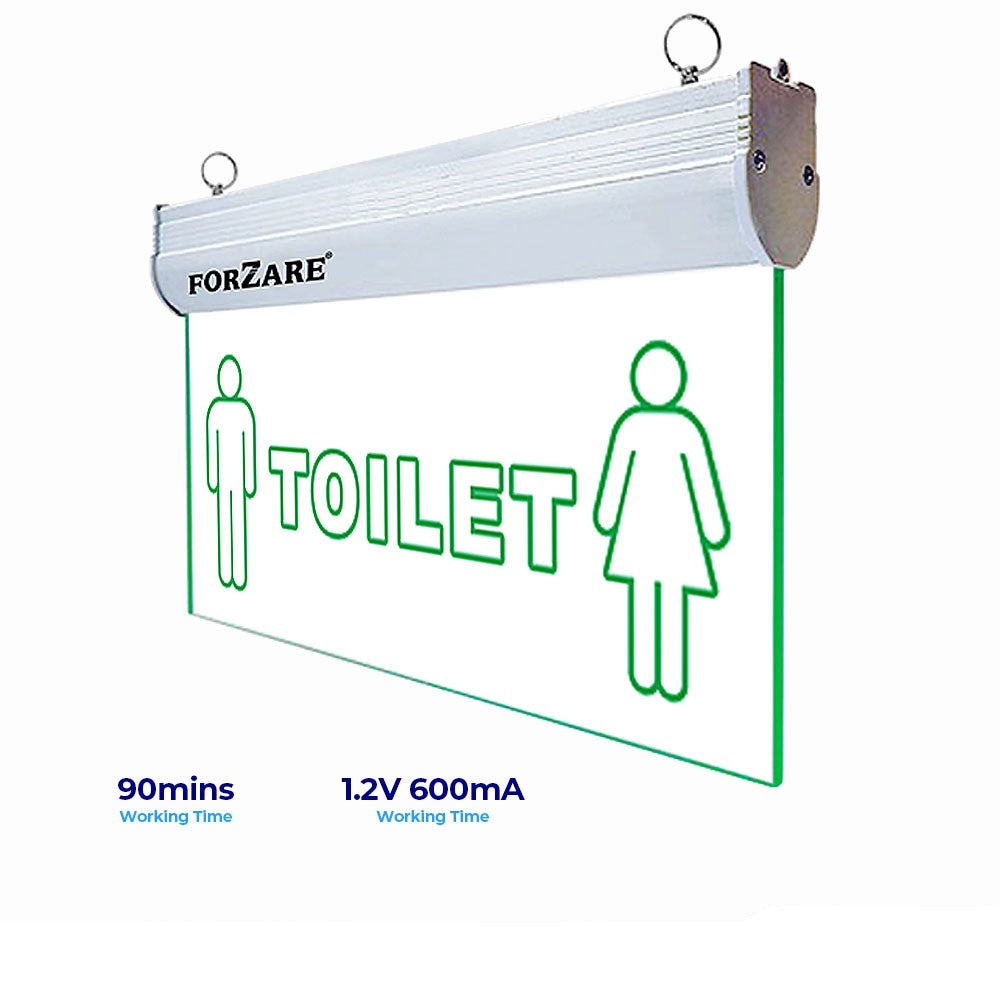 V Safety Glow In The Dark Fire Exit Arrow Right Sign - 450 Mm X 150 Mm Rigid Plastic Safety Sign