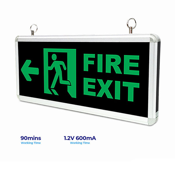 Lightforce Led, Fire Exit, Comfort Room Signage, Double Face 504