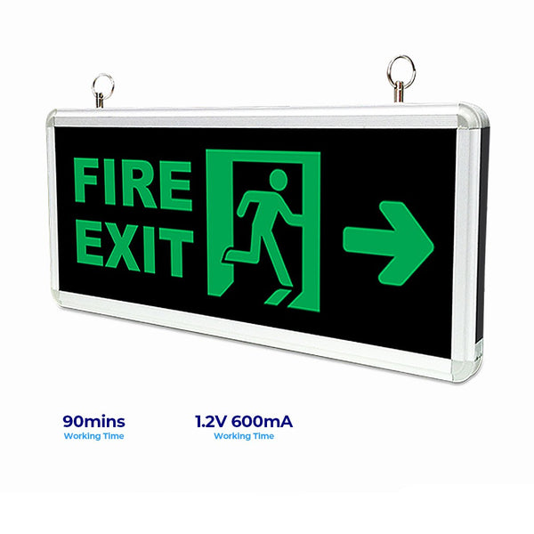Lightforce Led, Fire Exit, Comfort Room Signage, Double Face 505