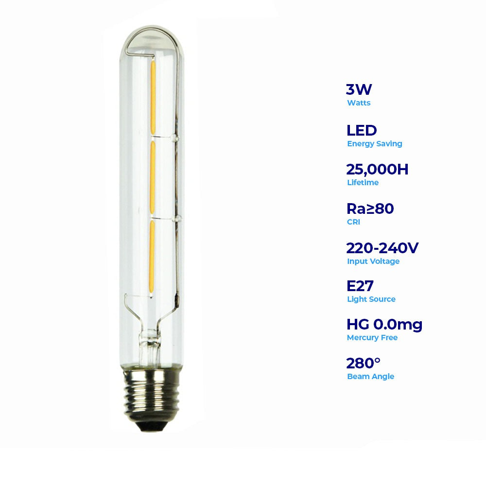 Lightforce Led Filament Bulb TUBULAR 3W 2700k warmwhite