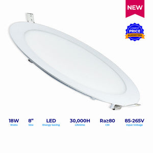 LED Superflat Essential 8" 18W RD